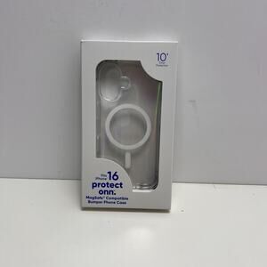 iPhone 16 Protect Onn Bumper Phone Case Clear